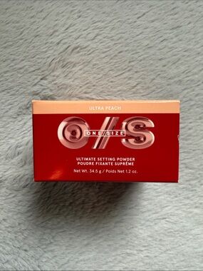 ONE/SIZE Ultra Peach Ultimate Setting Powder - Peach and Red Packaging